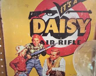 Its A Daisy Air Rifle Vintage Metal Sign second image