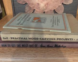 Collection of Vintage Woodworking and Craft Books