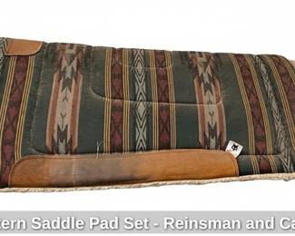 Western Saddle Pad Set Reinsman and Cashel