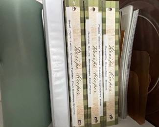 Recipe Keeper Binders and Starbucks Coffee Brewing Set with Bamboo Organizer