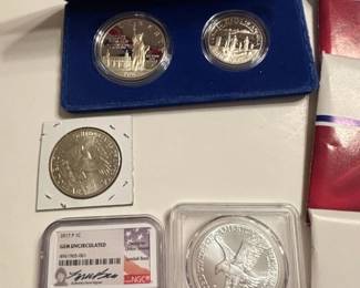 US Mint Uncirculated and Proof Coin Sets, Commemorative Coins, and Silver Change second image