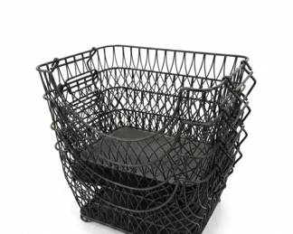 Mikasa Gourmet Basics Loop and Lattice Wire Basket