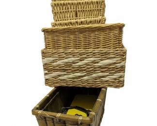 Woven Storage Baskets Set