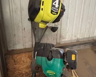 Ryobi Cycle Gas String Trimmer and Weed Eater FeatherLite second image