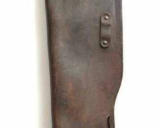 WWII US M Garand Leather Rifle Scabbard