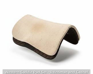 Western Saddle Pad Set Reinsman and Cashel second image