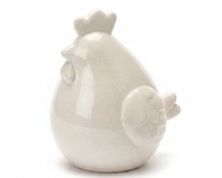 Ceramic Chicken Figurine