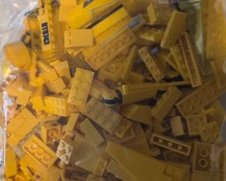 Assorted Yellow LEGO Bricks