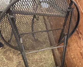 Wrought Iron Mesh Patio Table second image