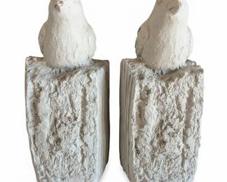 Pair of Ceramic Bird Bookends