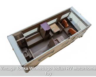 Vintage Tonka Winnebago Indian RV Motorhome Toy