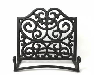 Cast Iron Scroll Trivet or Cookbook Stand