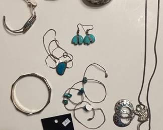 Sterling Silver and Inlay Jewelry Collection