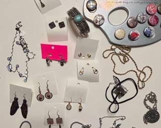 Assorted Costume Jewelry Lot with Magnabilities