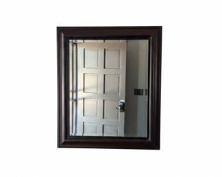 Head West Espresso Rectangular Framed Wall Mirror