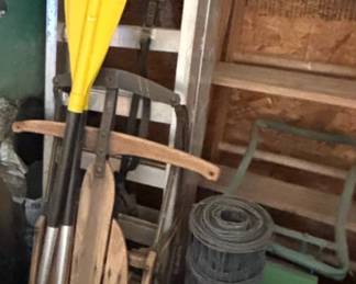 Yellow Kayak Paddle