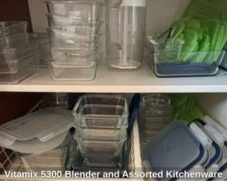 Vitamix Blender and Assorted Kitchenware