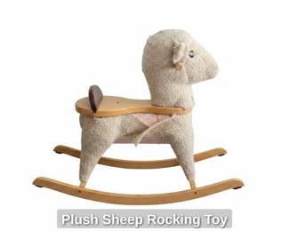 Plush Sheep Rocking Toy