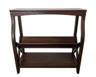 Wooden Console Table with Lower Shelf