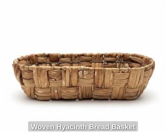Woven Hyacinth Bread Basket