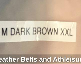 Assorted Leather Belts and Athleisure Leggings fourth image