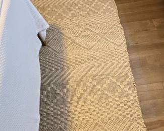 JONATHAN Y Espina Hand Woven Herringbone Chunky Jute Ivory x Area Rug