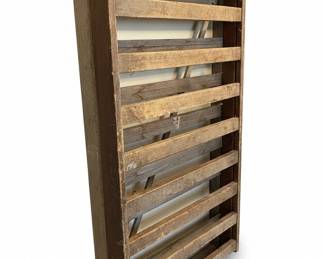 Vintage Wooden Slat Drying Rack or Screen