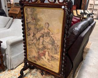 TAPESTRY BARLEY TWIST FIRESCREEN