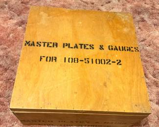 Vintage Plates and Gauges Box