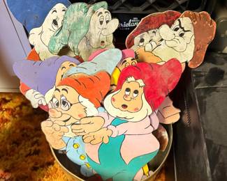 Handpainted Wooden Disney Cut Outs
