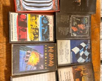 Vintage Classic Rock Cassette Tapes