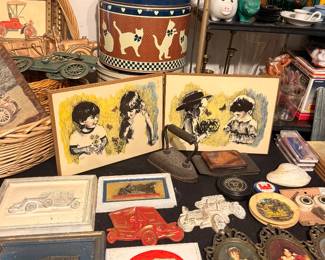Vintage Art and Brass Frames