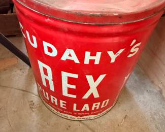 Vintage Lard Tin