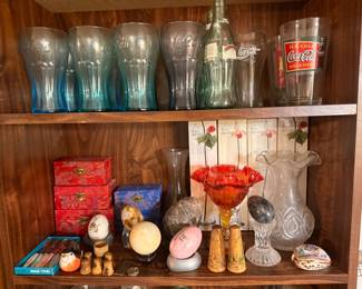 Vintage Glassware and Eggs