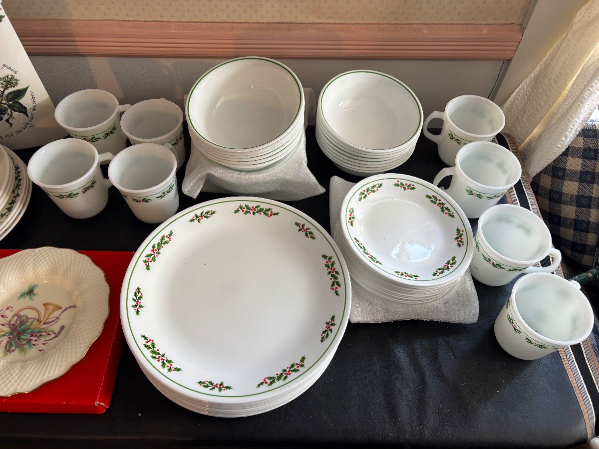 Corning Corelle "Holly Days"  Service for 20
