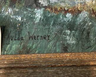 Hulda Werner Painting-Local Fairfield Artist