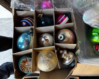 Vintage Mercury Glass Ornaments