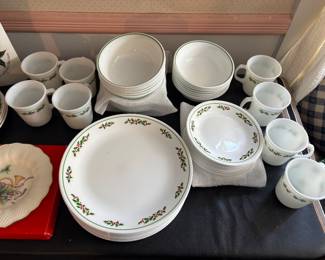 Corning Corelle "Holly Days"  Service for 20