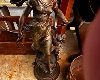 Bronze Sculpture-Angel Wing AS IS