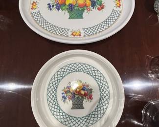 Villeroy and Boch "Basket" Service for 10 Plus Serving Pieces!