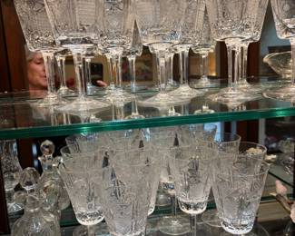 Beautiful Czech Stemware