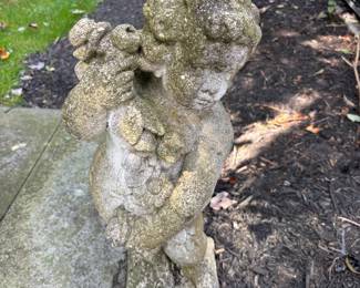 4 Garden Cherub Statues