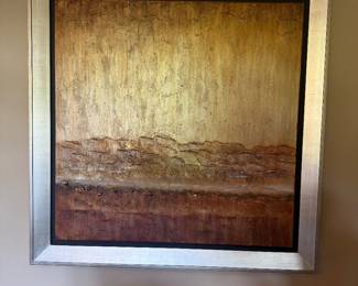 Large Framed Abstract Art
