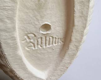 Ceramic Figurine with Embossed Mark