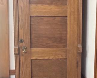 Photo 1 of 3 - Antique Oak Wardrobe Armoire