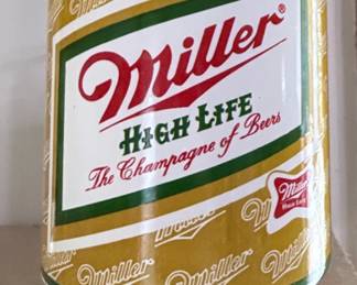Miller High Life The Champagne of Beers Footed Glass