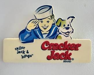 Cracker Jack Sailor Jack and Bingo Bag Clip Magnet