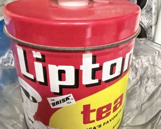 Lipton Brisk Tea Tin