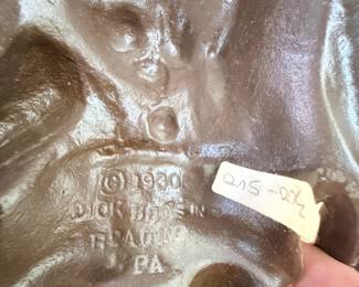 Dick Brothers Inc. The Spirit of  Cast Iron Plaque