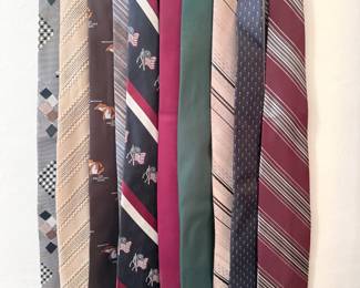 Vintage Michigan  Bicentennial Themed Neckties Collection